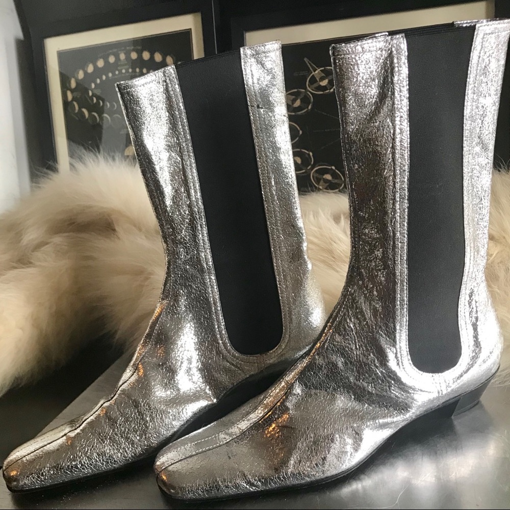 Sigurson Morrison silver boots